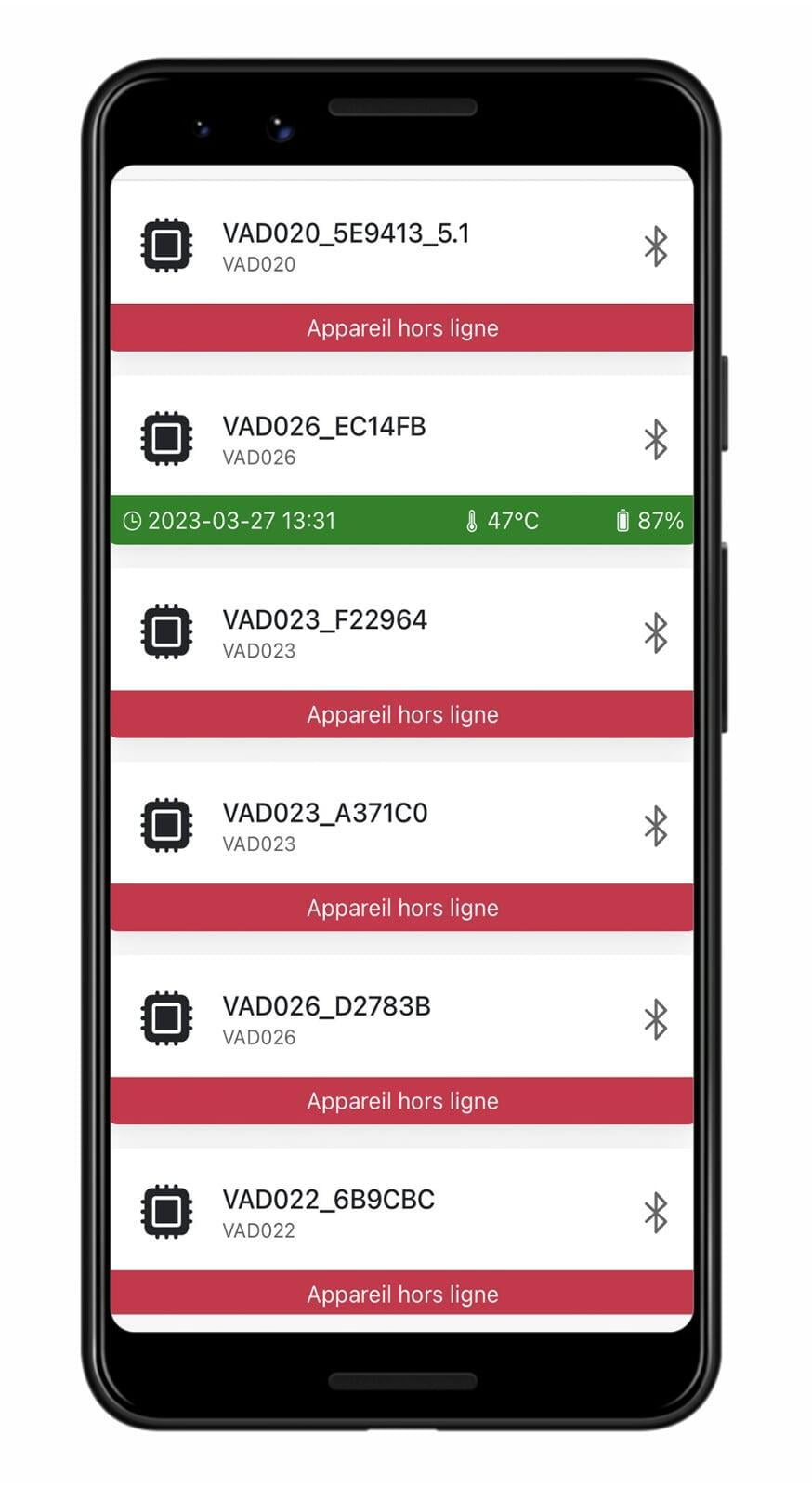 Vadalarm Smart app monitoring en Wifi